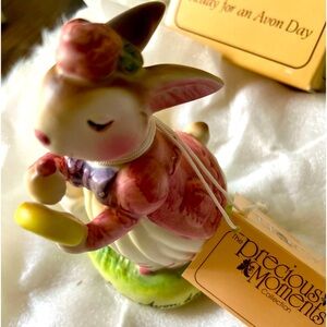Vintage 80’s Avon Precious Moments Bunny Rabbit